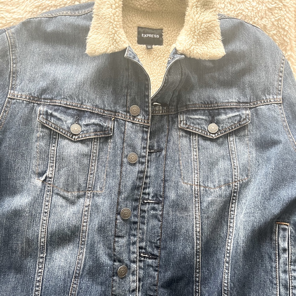 Sherpa Lined Denim Jacket